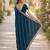 Morpich soft georgette embroidery work designer party wear saree with unstitched blouse piece