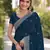 Rama soft georgette embroidery work designer party wear saree with unstitched blouse piece