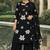Black cotton thread  readymade suits