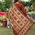 Rust silk cotton embroided readymade suits