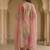 Pink satin zari readymade suits