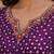 Purple cotton bandhani readymade suits