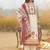 Off white cotton block print readymade suits