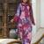 Purple rayon cotton printed readymade suits