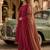 Magenta pink cotton printed readymade suits