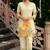 Liight yellow cotton printed co ord set