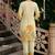 Liight yellow cotton printed co ord set