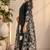 Black silk cotton printed readymade suits