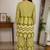 Olive green malmal cotton printed co ord set