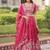 Pink Gold Crush with Sequins Zari and Codding Embroidered Work lehenga choli 