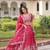 Pink Gold Crush with Sequins Zari and Codding Embroidered Work lehenga choli 