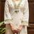 Off white cotton kurta set with green embroidery and dupatta – ethnic wear