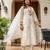 Off white cotton kurta set with red embroidery and dupatta – ethnic wear