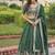 Green Vichitra Silk With Sequins Zari Thread Embroidered work lehenga choli with duppta