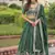 Green Vichitra Silk With Sequins Zari Thread Embroidered work lehenga choli with duppta