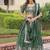 Green Vichitra Silk With Sequins Zari Thread Embroidered work lehenga choli with duppta
