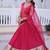 Pink Dola silk with Meena Weaving Sequins coding Embroidered lace Work lehenga choli