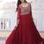 Maroon Designer Readymade Long Kurti With Embroidery Zari Sequins Work