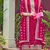 Magenta embroidered georgette salwar suit