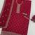 Magenta embroidered georgette semi-stitched pakistani salwar suit