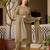 Women's pista rayon sequin embroidered kurta pant set with solid chinon dupatta