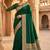 Green Color Zari Weaving Work Silk Saree