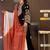 Womens trendy stylish embroidery thread work kurta set