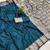 peacock Blue Color Zari Weaving Work Silk Saree