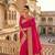 Pink Color Zari Weaving Work Silk Saree