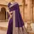 Purple Color Zari Weaving Work art silk saree