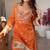 New trendy stylish real mirror work with lace border kurta set