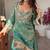 New trendy stylish real mirror work with lace border kurta set