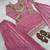 New trendy stylish real mirror work with lace border kurta set