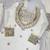 New trendy stylish real mirror work with lace border kurta set