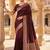 Maroon Color Zari Weaving Work Silk Saree