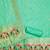 Seagreen Soft Banarasi silk zari woven design dress material