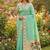 Sea Green Color zari weaving  Work Silk Saree