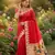 Red Color zari weaving  Work art silk saree