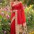 Red Color zari weaving  Work Silk Saree