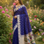 purple Color zari weaving  Work Silk Saree