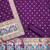 Purple Soft Banarasi silk zari woven design dress material