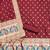 Maroon Soft Banarasi silk zari woven design dress material