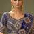 Royal blue gota patti embroidered designer saree with blouse