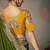Dark green chiniya silk heavy designer embroidered saree