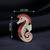 Red crystal seahorse designer brooch pin for women & men