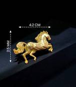 Elegant running horse designer brooch pin for women & men