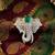 Royal elephant green and silver stone crystal designer brooch pin for women & men