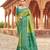Green soft banarasi silk zari woven saree with blouse