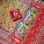 Roman Silk With ajarakh Print And Mirror work Saree With Blouse Set
