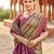 Pista green soft banarasi silk zari woven saree with blouse